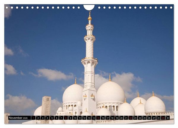 Produktbild: Emirat Abu Dhabi (Wandkalender 2026 DIN A4 quer), CALVENDO Monatskalender