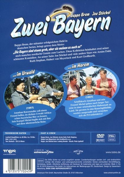 Produktbild: Zwei Bayern 1-2 - ...im Urlaub/...im Harem - Box [2 DVDs]