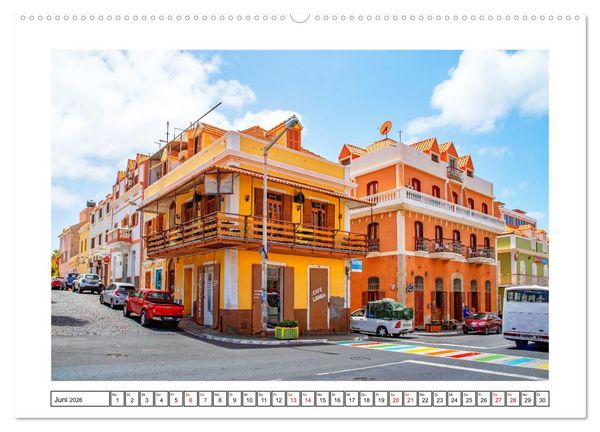 Produktbild: Mindelo - malerisches Reiseziel (Wandkalender 2026 DIN A2 quer), CALVENDO Monatskalender