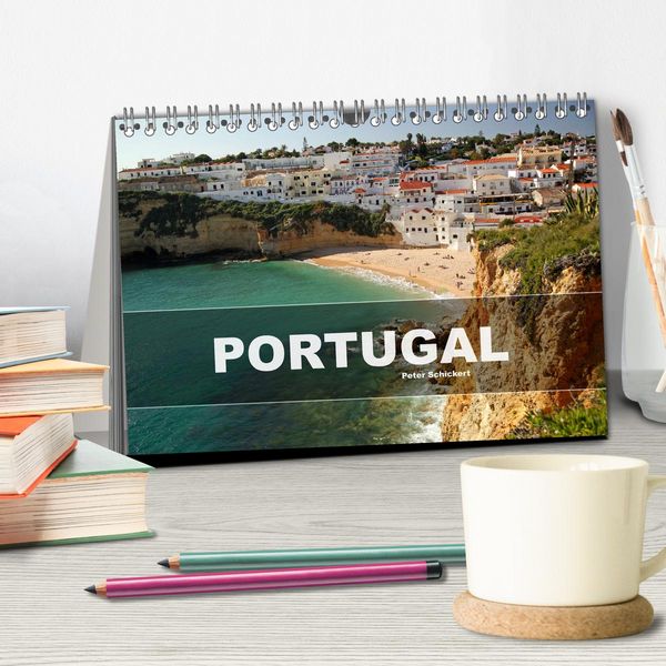 Produktbild: Portugal (Tischkalender 2026 DIN A5 quer), CALVENDO Monatskalender
