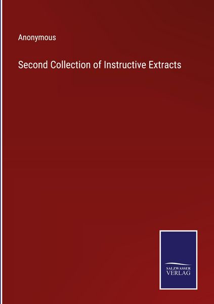 Produktbild: Second Collection of Instructive Extracts