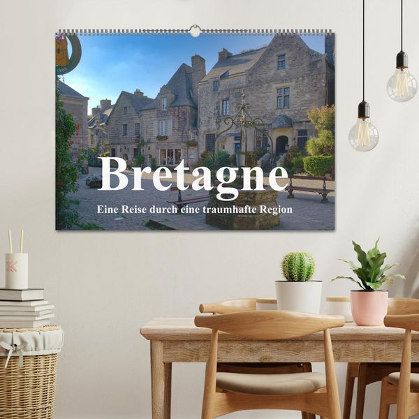 Produktbild: Begeisterung f&uuml;r die Bretagne (Wandkalender 2026 DIN A2 quer), CALVENDO Monatskalender