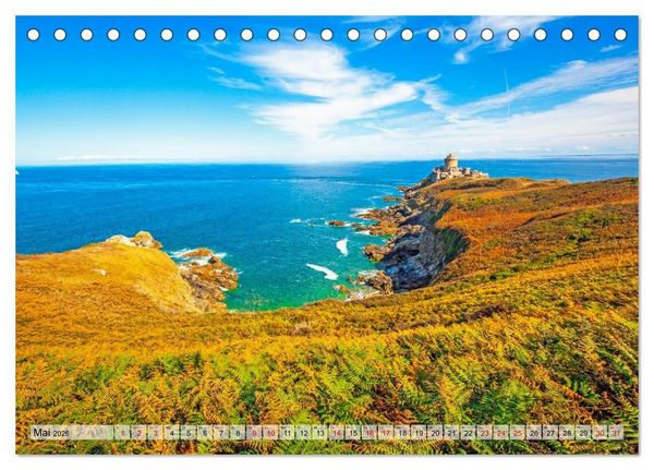 Produktbild: Reiseziel Bretagne (Tischkalender 2026 DIN A5 quer), CALVENDO Monatskalender