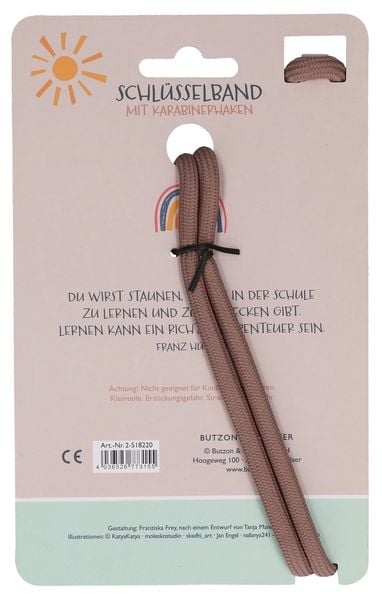 Produktbild: Schl&uuml;sselband mit Karabinerhaken - Hurra, ich bin jetzt ein Schulkind