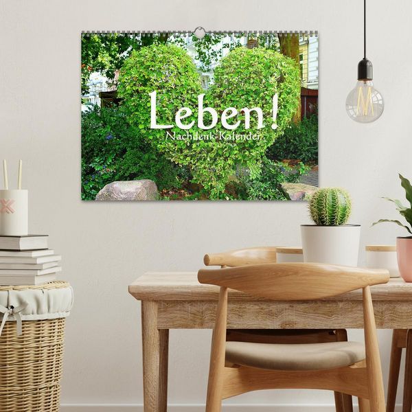 Produktbild: Leben! - Nachdenk-Kalender (Wandkalender 2026 DIN A3 quer), CALVENDO Monatskalender