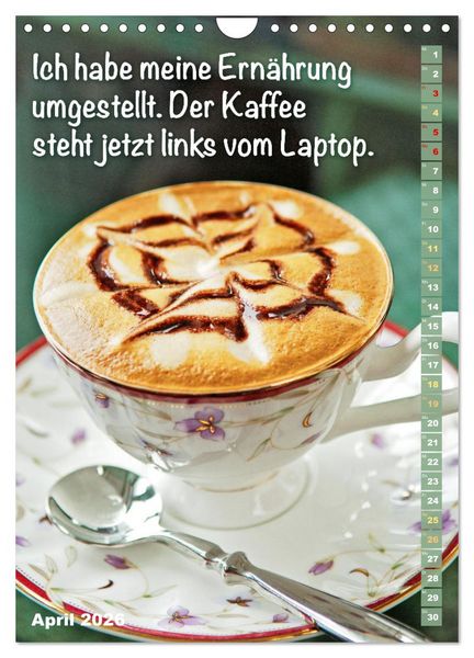 Produktbild: Kaffeestunde: Die Welt der Baristas (Wandkalender 2026 DIN A4 hoch), CALVENDO Monatskalender