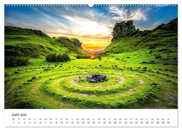 Produktbild: Insel Skye - Atemberaubende Naturkulisse (Wandkalender 2026 DIN A2 quer), CALVENDO Monatskalender
