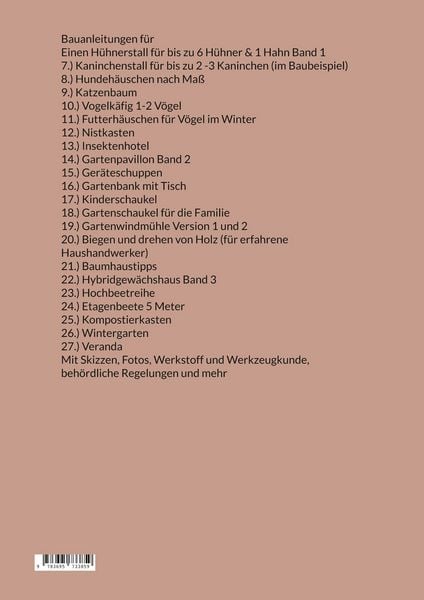 Produktbild: Gartenbauten aus Holz