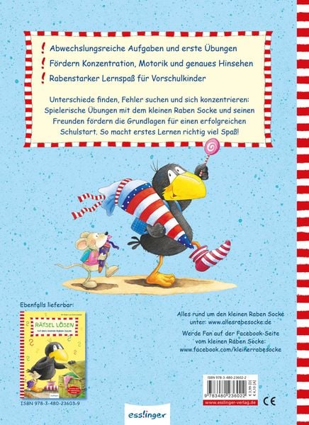 Produktbild: Der kleine Rabe Socke: Fehler finden mit dem kleinen Raben Socke