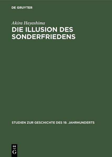 Produktbild: Die Illusion des Sonderfriedens