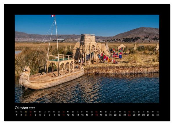 Produktbild: Peru, die Inkas und ihre Ahnen (hochwertiger Premium Wandkalender 2026 DIN A2 quer), Kunstdruck in Hochglanz