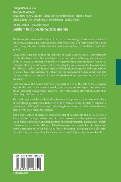 Produktbild: Southern Baltic Coastal Systems Analysis