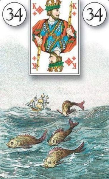 Produktbild: Lenormand Orakelspielkarten mit Symbolen