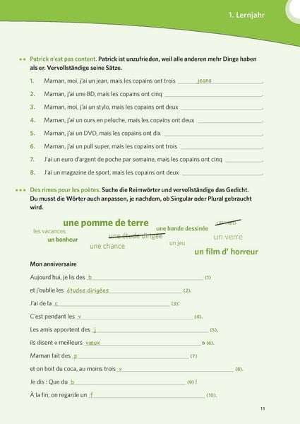 Produktbild: Das gro&szlig;e &Uuml;bungsbuch Franz&ouml;sisch 1.-4. Lernjahr