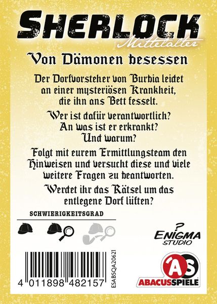 Produktbild: Sherlock Mittelalter - Von D&auml;monen besessen
