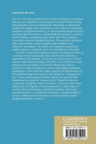 Produktbild: Measuring Economic Welfare