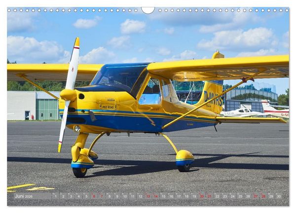 Produktbild: Flugzeuge und Hubschrauber im Portr&auml;t (Wandkalender 2026 DIN A3 quer), CALVENDO Monatskalender
