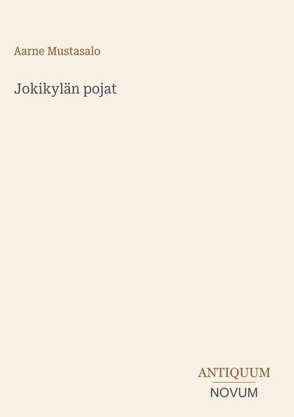 Produktbild: Jokikyl&auml;n pojat