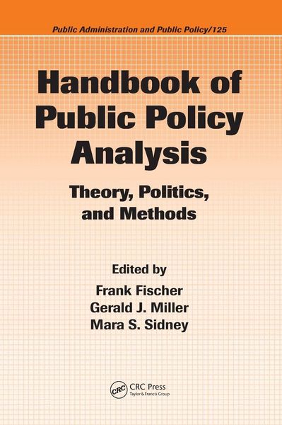 Produktbild: Handbook of Public Policy Analysis