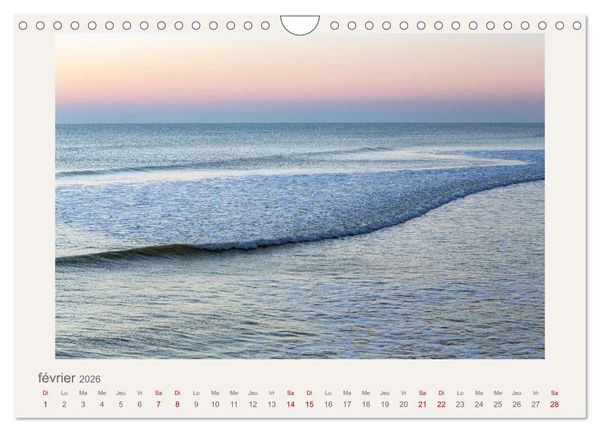 Produktbild: La mer sous le ciel (Calendrier mural 2026 DIN A4 vertical), CALVENDO calendrier mensuel