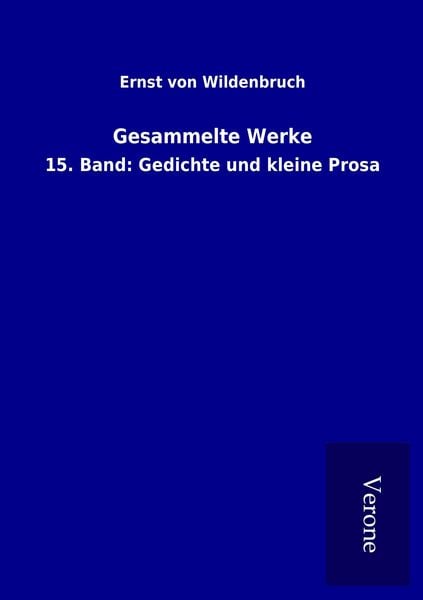 Produktbild: Gesammelte Werke