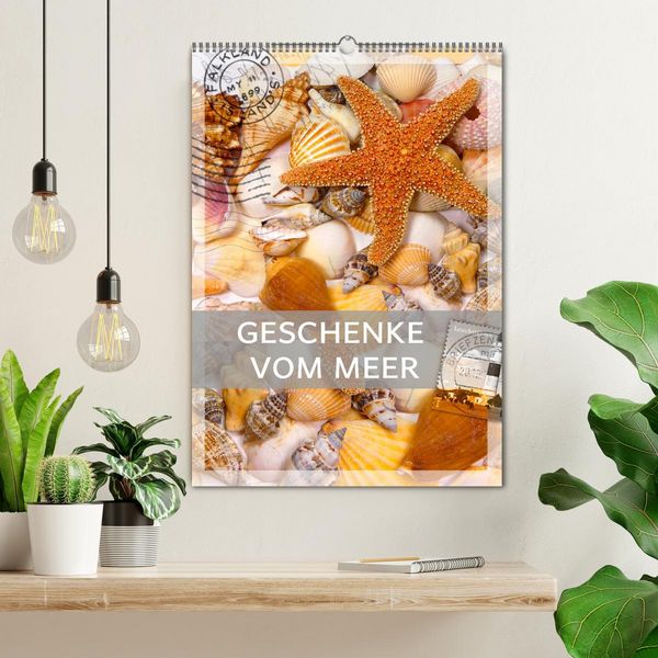 Produktbild: Geschenke vom Meer (Wandkalender 2026 DIN A2 hoch), CALVENDO Monatskalender