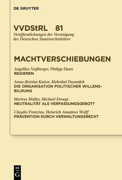 Produktbild: Machtverschiebungen