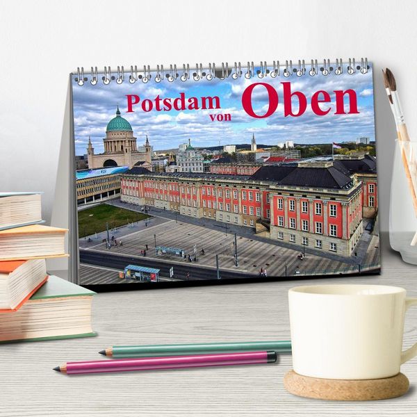 Produktbild: Potsdam von Oben (Tischkalender 2026 DIN A5 quer), CALVENDO Monatskalender