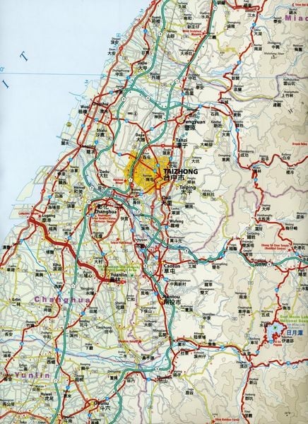 Reise Know-How Landkarte Taiwan (1:300.000)