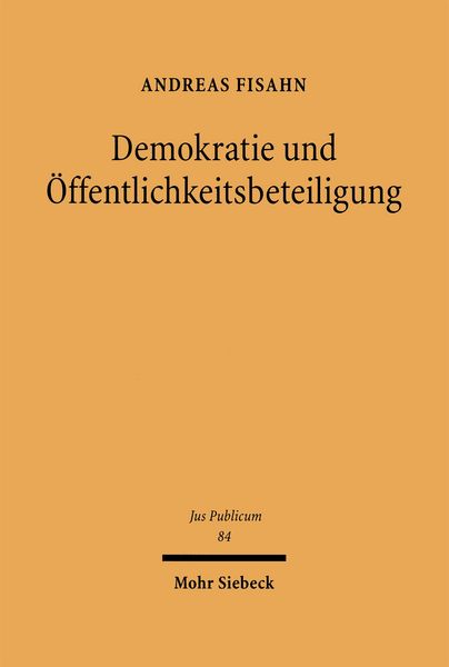 Produktbild: Demokratie und &Ouml;ffentlichkeitsbeteiligung