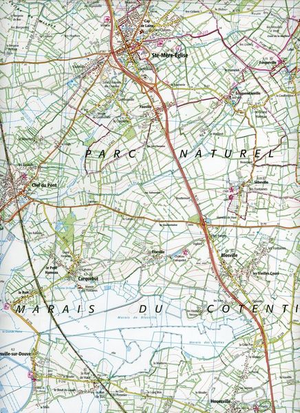 Produktbild: Valognes Utah Beach Sainte-M&egrave;re-Eglise 1:25 000