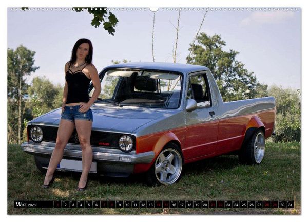 Produktbild: Hei&szlig;e Frauen und schnelle Autos (hochwertiger Premium Wandkalender 2026 DIN A2 quer), Kunstdruck in Hochglanz