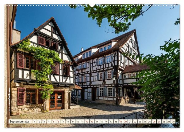 Produktbild: T&uuml;bingen - Schw&auml;bische Perle am Neckar (hochwertiger Premium Wandkalender 2026 DIN A2 quer), Kunstdruck in Hochglanz