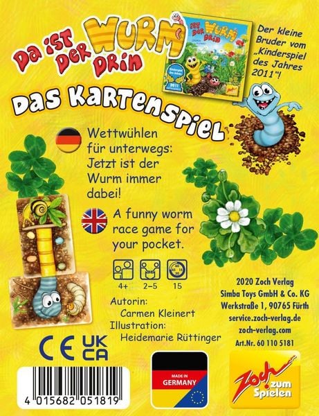 Produktbild: Da ist der Wurm drin - Das Kartenspiel
