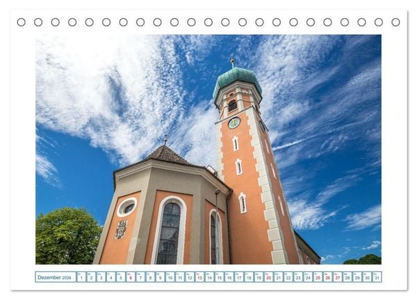 Produktbild: Allensbach am Bodensee (Tischkalender 2026 DIN A5 quer), CALVENDO Monatskalender