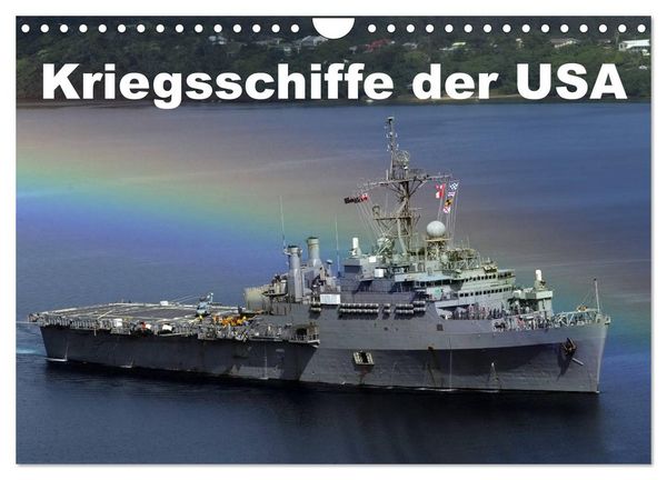 Produktbild: Kriegsschiffe der USA (Wandkalender 2026 DIN A4 quer), CALVENDO Monatskalender