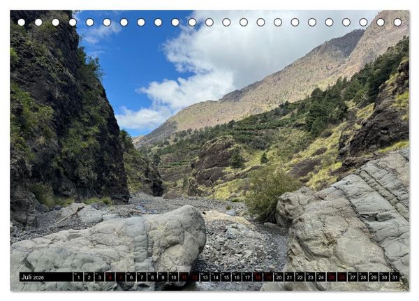 Produktbild: La Palma - Eine Reise &uuml;ber die La Isla Bonita (Tischkalender 2026 DIN A5 quer), CALVENDO Monatskalender