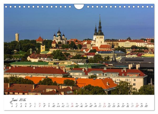 Produktbild: Tallinn Altstadt (Wandkalender 2026 DIN A4 quer), CALVENDO Monatskalender
