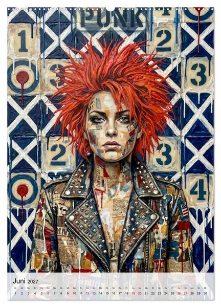 Produktbild: Punk 76 (hochwertiger Premium Wandkalender 2027 DIN A2 hoch), Kunstdruck in Hochglanz