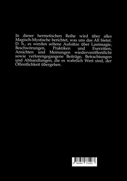 Hermetische Aufsätze über Gott und die Welt