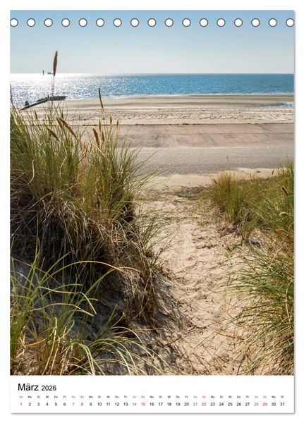 Produktbild: Norderney Inselportrait (Tischkalender 2026 DIN A5 hoch), CALVENDO Monatskalender