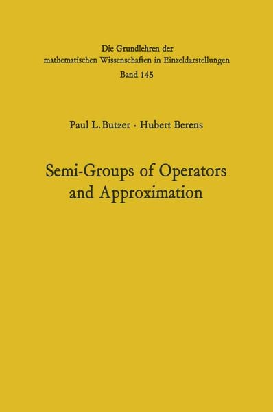 Produktbild: Semi-Groups of Operators and Approximation