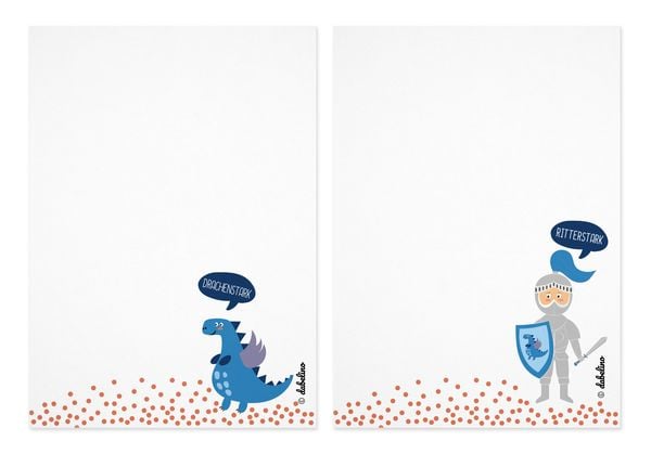 Produktbild: Notizblock-Set Ritter (f&uuml;r Kinder)