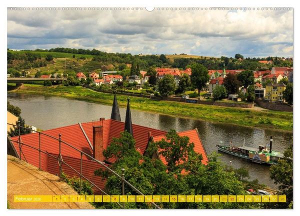 Produktbild: Romantisches Mei&szlig;en &ndash; Die &auml;lteste mittelalterliche Stadt Sachsens (Wandkalender 2026 DIN A2 quer), CALVENDO Monatskalender