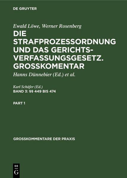 Produktbild: &sect;&sect; 449 bis 474