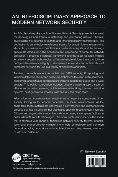Produktbild: An Interdisciplinary Approach to Modern Network Security
