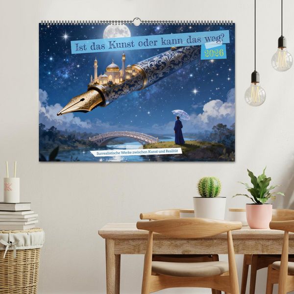 Produktbild: Ist das Kunst oder kann das weg? (Wandkalender 2026 DIN A2 quer), CALVENDO Monatskalender