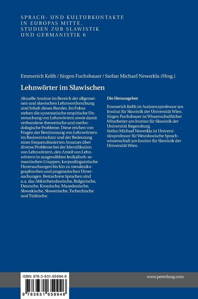 Produktbild: Lehnw&ouml;rter im Slawischen