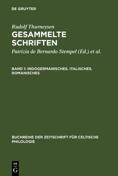 Produktbild: Indogermanisches. Italisches. Romanisches