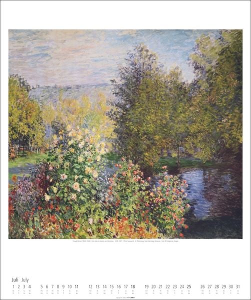 Produktbild: Claude Monet Im Garten Kalender 2027 - Im Garten
